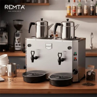 Remta DE15 2 Demlikli Mini Jumbo 9+9 lt Çay Ocağı
