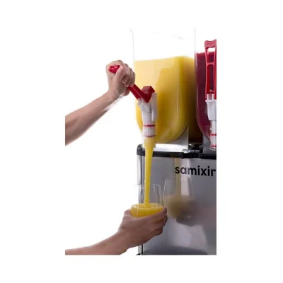 Samixir 12 + 12 L Slush Twin Buzlu İçecek Dispenseri Inox