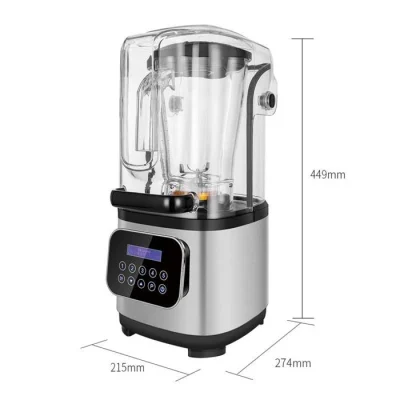 Vosco VHS-212C PRO Gürültü Önleyici Kapaklı Dijital Bar Blender 2 L