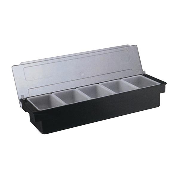 Biradlı Brd-H10313 5 Li  Polikarbon Kapaklı Bar Konteyner 50x16x9 Cm