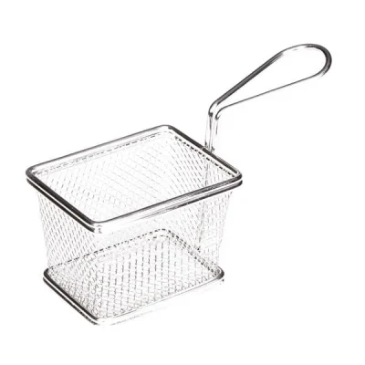 Biradlı Brd-Yq-03 Patates Sunum Kare Tek Kulplu 10x7,5x7,5 Cm