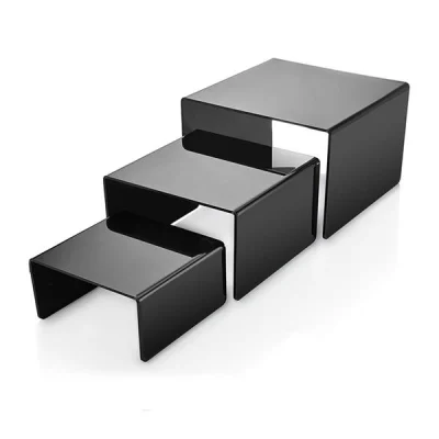 Biradlı Brd-Zg-01 Açık Büfe Pleksi Teşhir Standı 30X30X20 cm