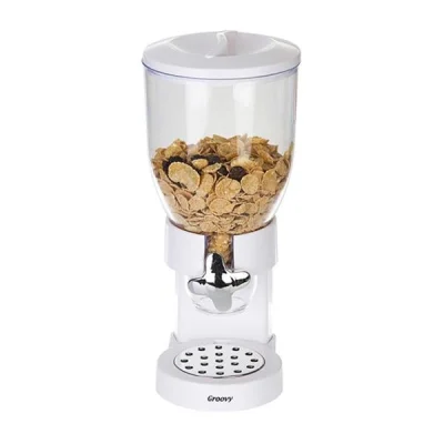 Biradlı Grv-10413 Tekli Corn Flakes Dispenser 3,5 L Beyaz