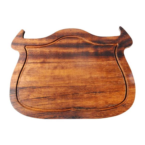 Biradlı Grv-1795 İroko Steak Sunum Tahta 37x27 Cm