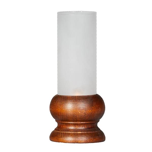 Biradlı Grv-1861 Ahşap Şamdan Ø5x16,5 Cm Kahverengi