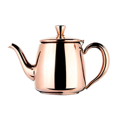 Biradlı Grv-254-Bakır Çelik Kahve Ve Çay Potu 550 Mm Bakır