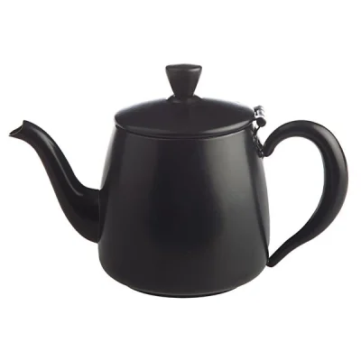 Biradlı Grv-254-Siyah Çelik Kahve Ve Çay Potu 550 Mm Siyah