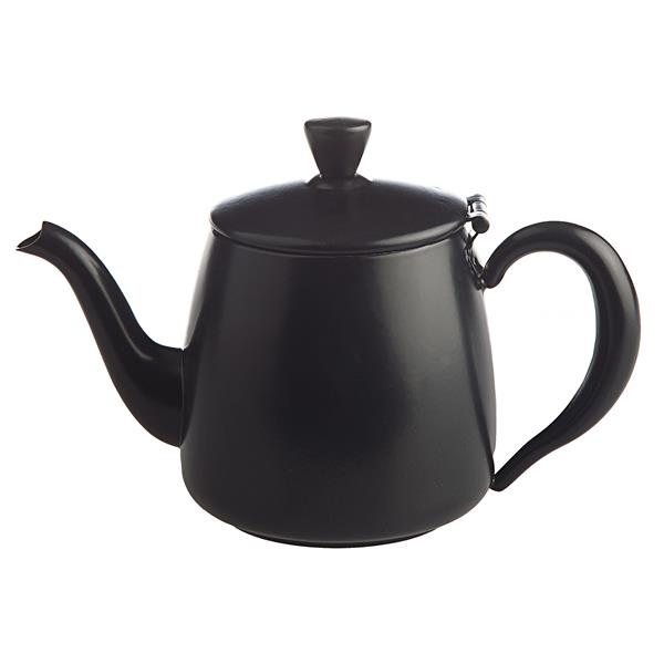 Biradlı Grv-254-Siyah Çelik Kahve Ve Çay Potu 550 Mm Siyah