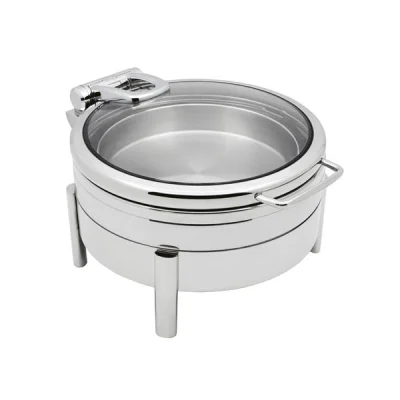 Biradlı Grv-5025 Lüx Yuvarlak Chafıng Dısh 5,5 L