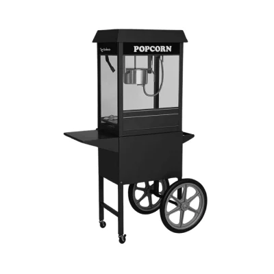 By Kitchen DPM-SA Siyah Arabalı Popcorn Makinesi