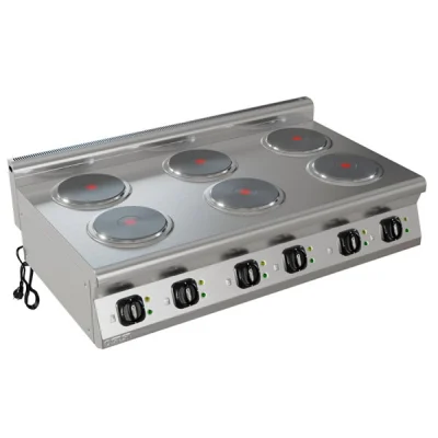 Gast 7OCE120 6 lı Elektrikli Ocak 1200x700x300