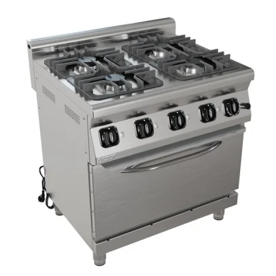 Gast 9KZG80 4 lü Gazlı Kuzine 800x930x850