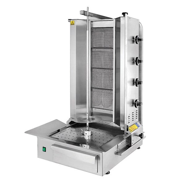 Gast MDO4 4'lü Motorlu Döner Ocağı 540x1100x660