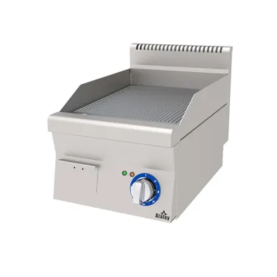 Atalay E AEI-460-N Elektrikli Pleyt Izgara Oluklu Yüzey 40x60x30