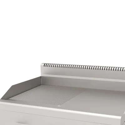 Atalay E AEI-860-ND Elektrikli Pleyt Izgara Yarı Oluklu Yarı Düz Yüzey 80x60x30