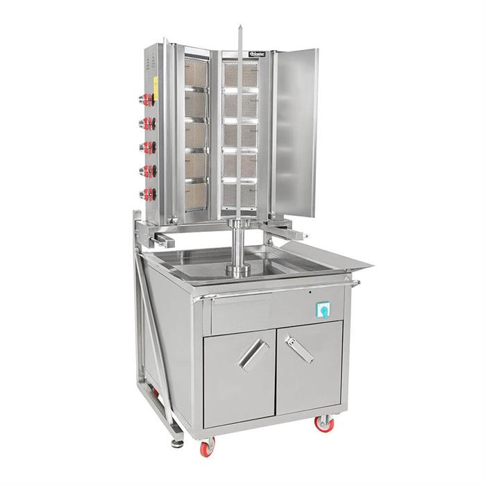 Himaksan AMDNG 10 Arabalı Gazlı Lpgʹli Döner Ocağı
