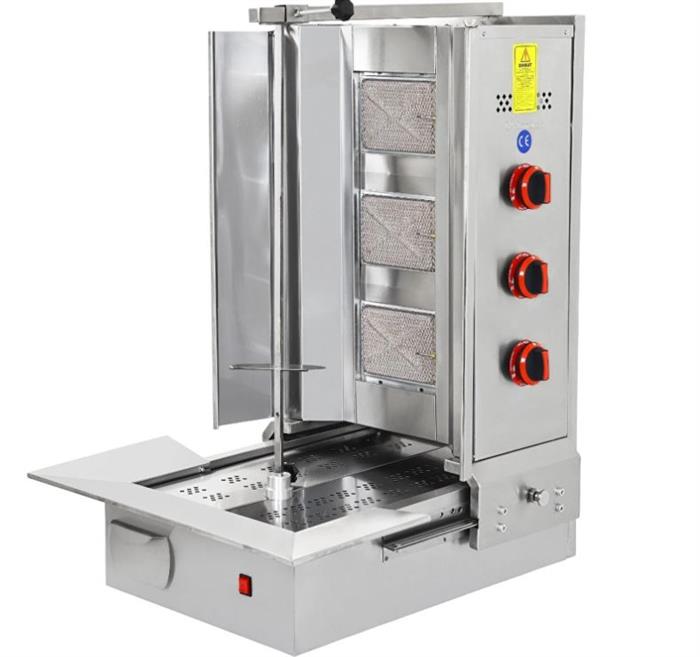Himaksan AMDNG 3 3 Raydanlı Alttan Motorlu Gazlı Döner Ocağı Dg-Ce