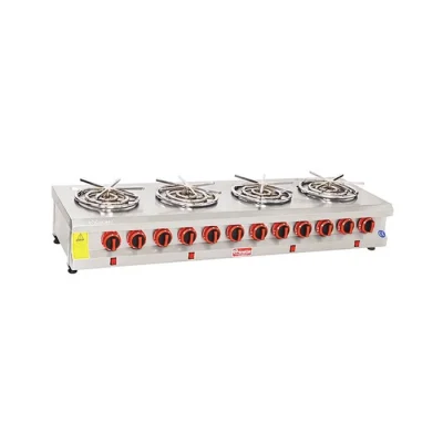 Himaksan AMKNFOGK 4 CE 4Lu Set Üstü Motorlu Künefe Ocağı Gazlı Lpg-Ce
