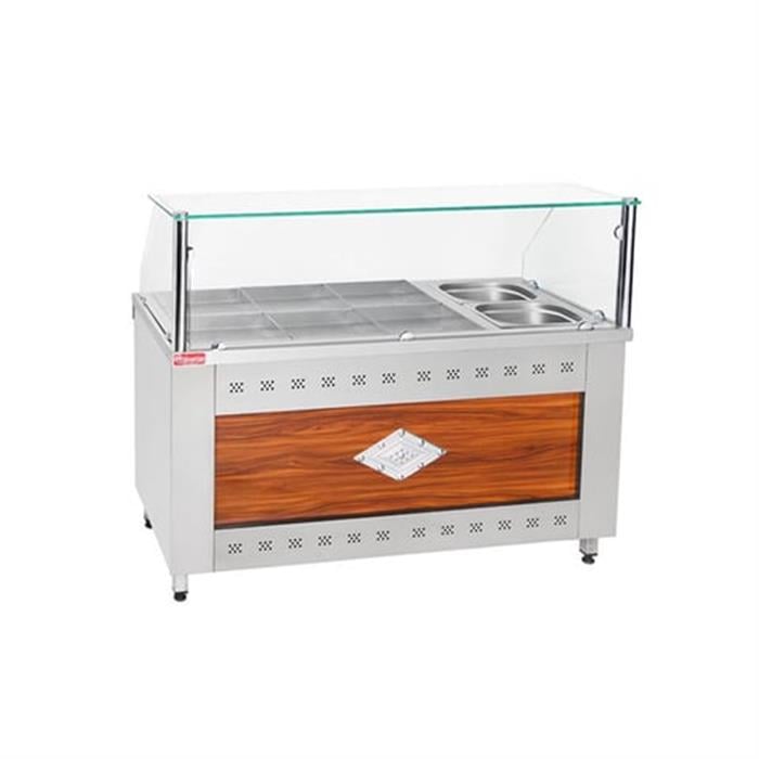 Himaksan BSE 6X2 6Tepsi + 2Çorbalıklı Elektrikli Benmari