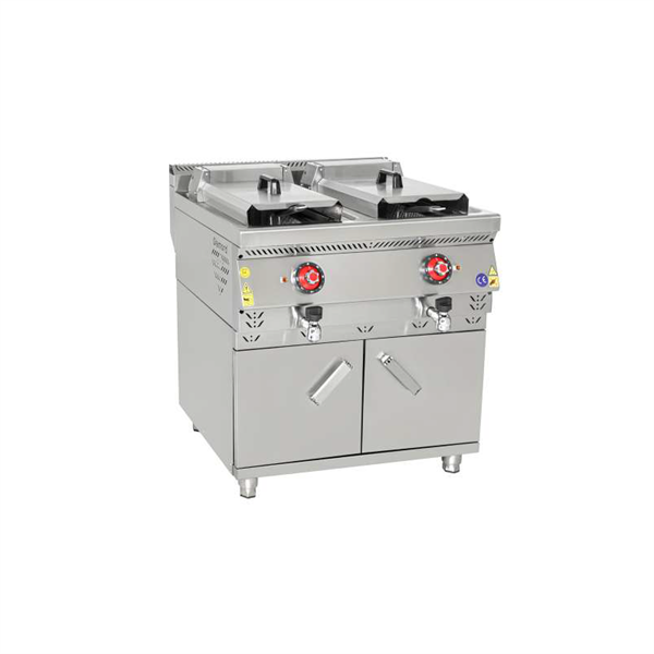 Himaksan DFE 668 9+9 Lt Elektrikli Çiftli  Fritöz Dolaplı