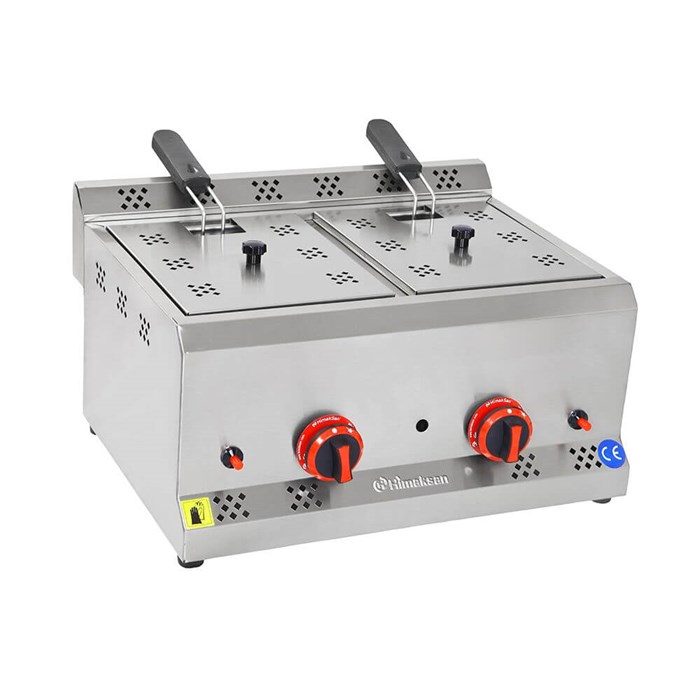 Himaksan FG 5+5 5+5Lt Set Üstü Fritoz Gazlı Dg-Ce