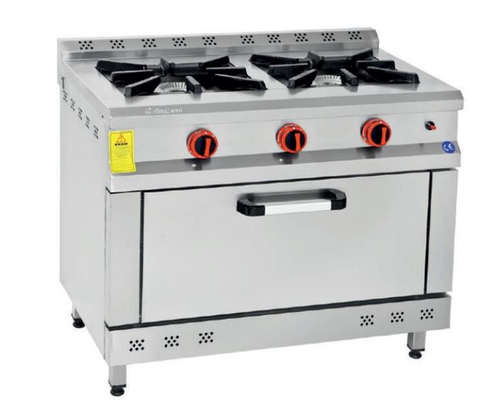 Himaksan KZG-1060 2+1 Fırınlı Gazlı Kuzine Dg-Ce