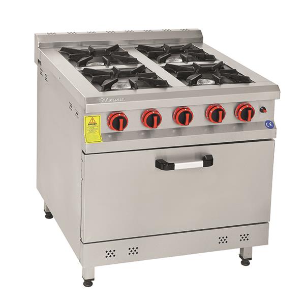 Himaksan KZG-880 CE 4+1 Fırın Gazlı Kuzine Lpg-Ce