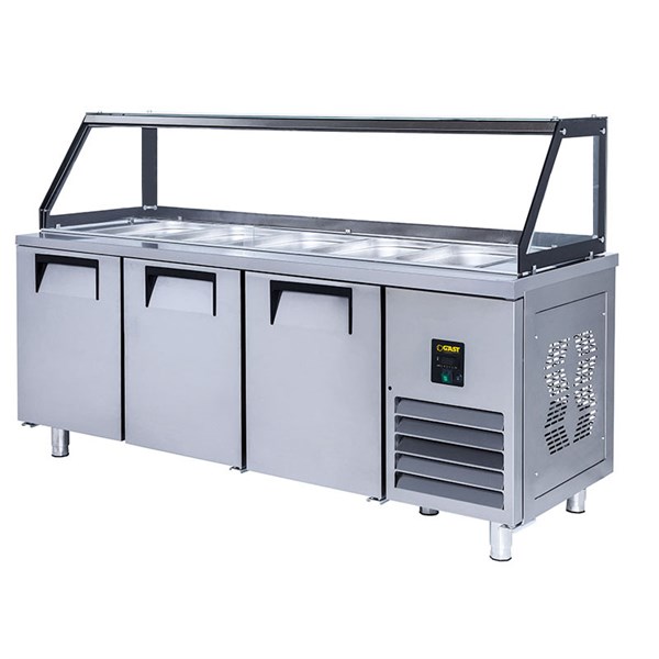 Gast CSBM3200C 3 Kapılı Camlı Servis Bain Marie