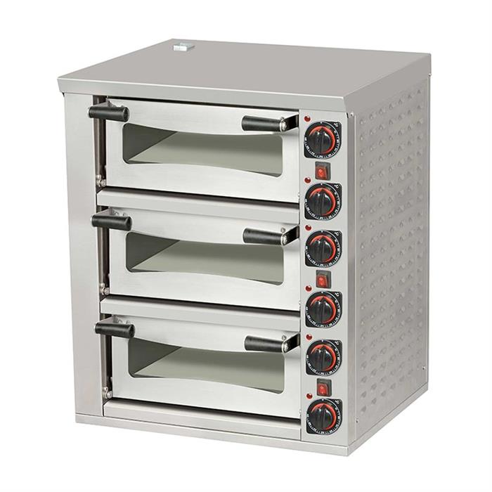 Omake 40x40 Cm Elektrikli 3 Katlı Pizza Fırını