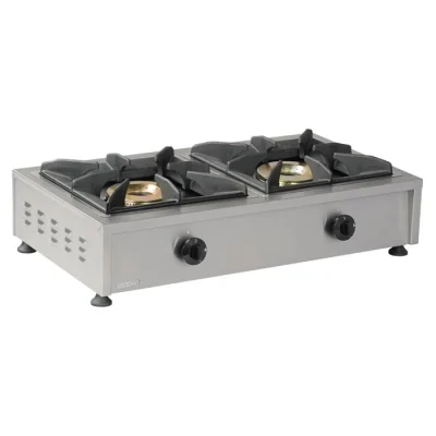 Omake Set Üstü Gazlı Çiftli Ocak 71x43x21 Cm