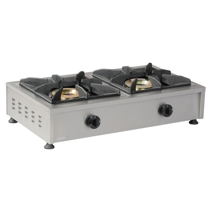Omake Set Üstü Gazlı Çiftli Ocak 71x43x21 Cm