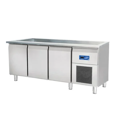 Öztiryakiler Tag 370 Ntv Üç Inox Kapılı Evyeli Buzdolabı