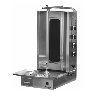 Pimak M077-4E Elektrikli Alttan Motorlu, Camlı Döner Makinası