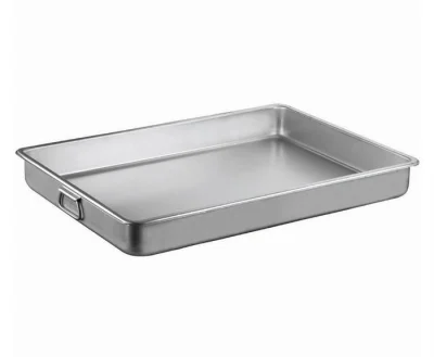 PRES BASKI TEPSİ KAPAKSIZ 0,80 MM SAPLI 50*70*10
