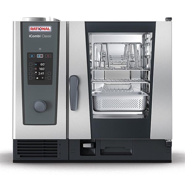 Rational İcombi Classic Buhar Konveksiyonlu Elektrikli Fırın 6x1/1 Gn Kapasiteli
