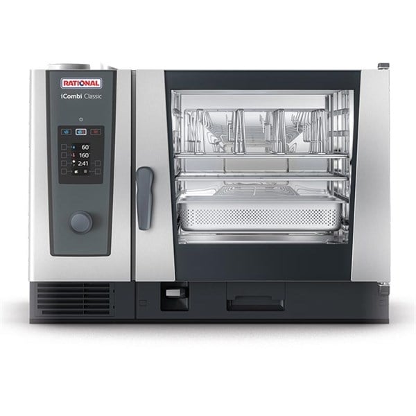 Rational İcombi Classic Buhar Konveksiyonlu Gazlı Fırın 6x2/1 Gn Kapasiteli