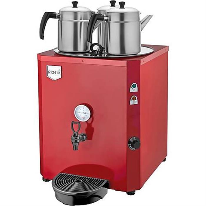 Remta DE10S 3 Demlikli Şamandıralı 40 lt Çay Ocağı Kırmızı