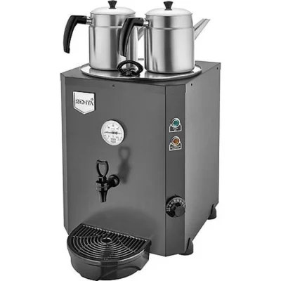 Remta DE11 2 Demlikli Jumbo 23 lt Çay Ocağı Siyah