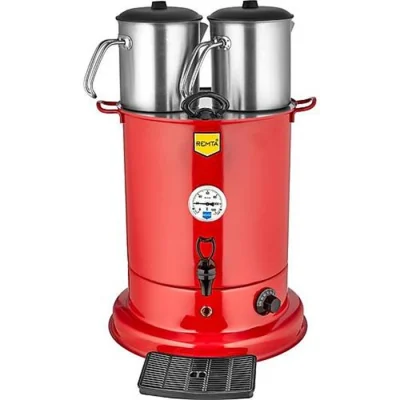 Remta EL10 3 Demlikli Elite Çay Makinesi 28 lt Kırmızı