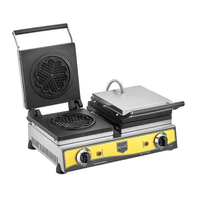 Remta W13 16 cm Çiftli Çiçek Model Waffle Makinesi
