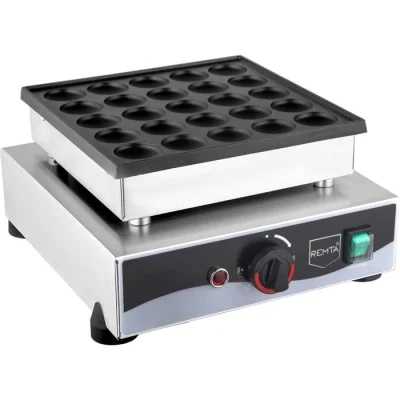 Remta W26 Tekli Yuvarlak Elektrikli Bubble Pankek Makinesi