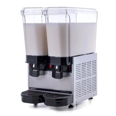 Samixir 20 + 20 L Klasik Twin Karıştırıcılı Soğuk İçecek Dispenseri Inox