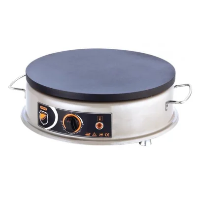 SilverInox 2177-G 1 Pleyt inox Gazlı Krep Makinesi 40 cm