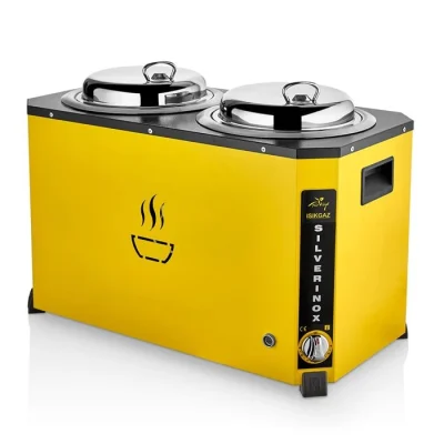 SilverInox C-04 Sarı Jumbo Çorba Kazanı 13 lt