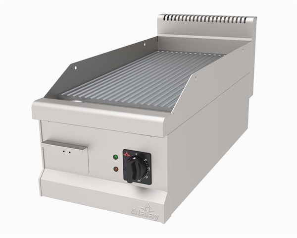 Atalay AEI-490 S-CR Elektrikli Düz Pleyt Izgara Set Üstü 40x90x30