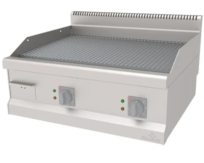Atalay AEI-870-N Elektrikli Pleyt Izgara Oluklu Yüzey 80x70x30