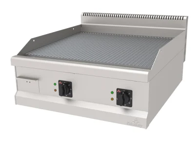 Atalay AEI-890 NS-CR Elektrikli Düz Pleyt Izgara Set Üstü 80x90x30