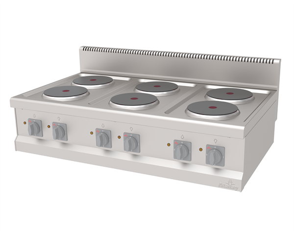 Atalay AEO-1270 Elektrikli Ocak 6 Plateli Set Üstü 120x70x30