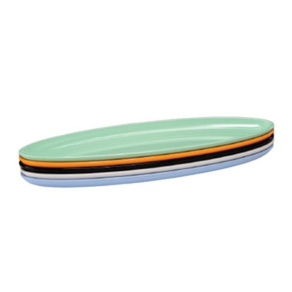 Zicco K-1453 Uzun Oval Melamin Teşhir 65x20x4 Cm Beyaz
