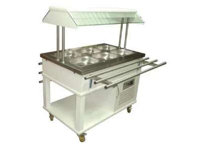 Atalay ASSB-03 Elektrikli Saladbar 3 Küvet Kapasiteli 115x70x140